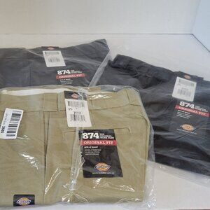 Dickies 874 Original Fit Work Pants Men’s Size 31x32 - Black, Gray & Khaki - NWT